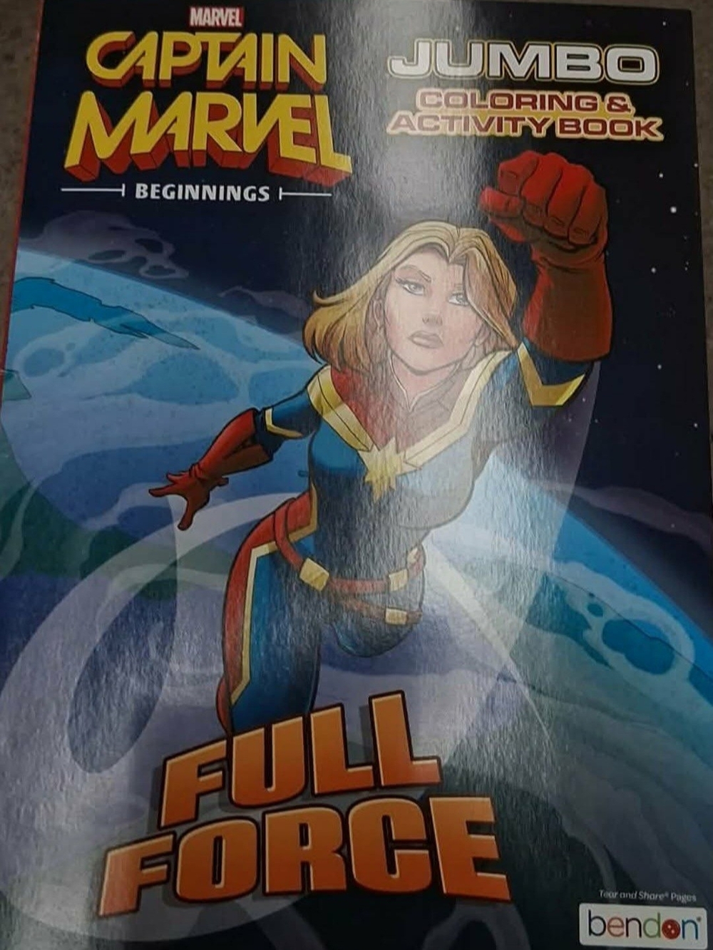 New Marvel Captain Marvel Coloring & Activity Book